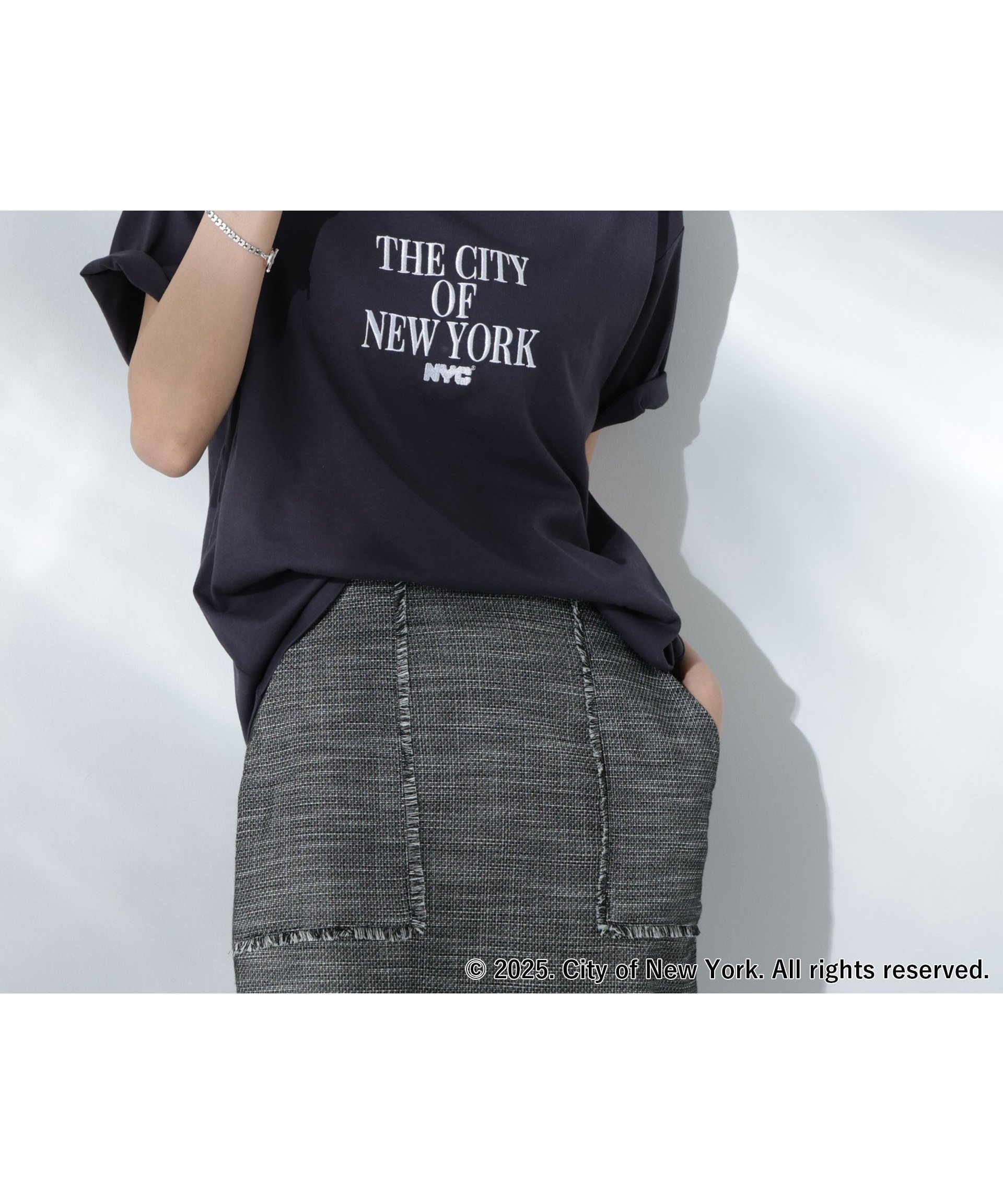 【ナノ ユニバース/nano universe】のGOOD ROCK SPEED×Anti Soaked 汗染み防止 NYC Tシャツ インテリア・キッズ・メンズ・レディースファッション・服の通販 founy(ファニー) 　ファッション　Fashion　レディースファッション　Fashion for Women　トップス・カットソー　Cut & Sew Tops　シャツ・ブラウス・オフィスカジュアル　Elegant Blouses & Button-Ups　ロングTシャツ・Tシャツ　Longline T-Shirts & Tees　ヴィンテージ　Vintage Style　キャラクター　Character, Licensed Characters　グラフィック　Graphic, Graphic Design　吸水　Absorbent, Quick-Dry　定番　Standard, Basic Item　ニューヨーク　New York, NYC Style　人気　Popular, Best Seller　パターン　Pattern, Design Print　プリント　Print, Printed Pattern　別注　Limited Edition, Custom Order　2025年　2025　2025春夏・S/S　Spring/Summer 2025 SS25　パターン65|ID: prp329100004542362 ipo3291000000033151255