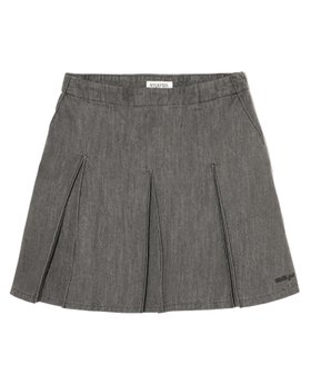 【ミルクフェド/MILKFED.】のBOX PLEAT MINI SKIRT 人気、トレンドファッション・服の通販 founy(ファニー) ファッション Fashion レディースファッション Ladies' Fashion Online スカート Skirt ミニスカート Mini Skirts おすすめ Recommend ガーリー Girly コンパクト Compact ショート Short デニム Denim ミニスカート Mini Skirt 定番 Standard |ID:prp329100004542370