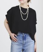 【ビーミングライフストアバイビームス/B:MING LIFE STORE by BEAMS】の【+20%ポイントバック!】シルケット フォルム プルオーバー 25SS きれいめ 着痩せ 体型カバー ウォッシャブル 人気、トレンドファッション・服の通販 founy(ファニー) ファッション Fashion レディースファッション WOMEN トップス・カットソー Tops/Tshirt プルオーバー Pullover バッグ Bag ウォッシャブル Washable カットソー Cut And Sew シルケット Mercerization フォルム Form ボトム Bottom おすすめ Recommend エレガント 上品 Elegant 2025年 2025 2025春夏・S/S Ss,Spring/Summer,2025 thumbnail BLACK|ID: prp329100004542372 ipo3291000000032373391