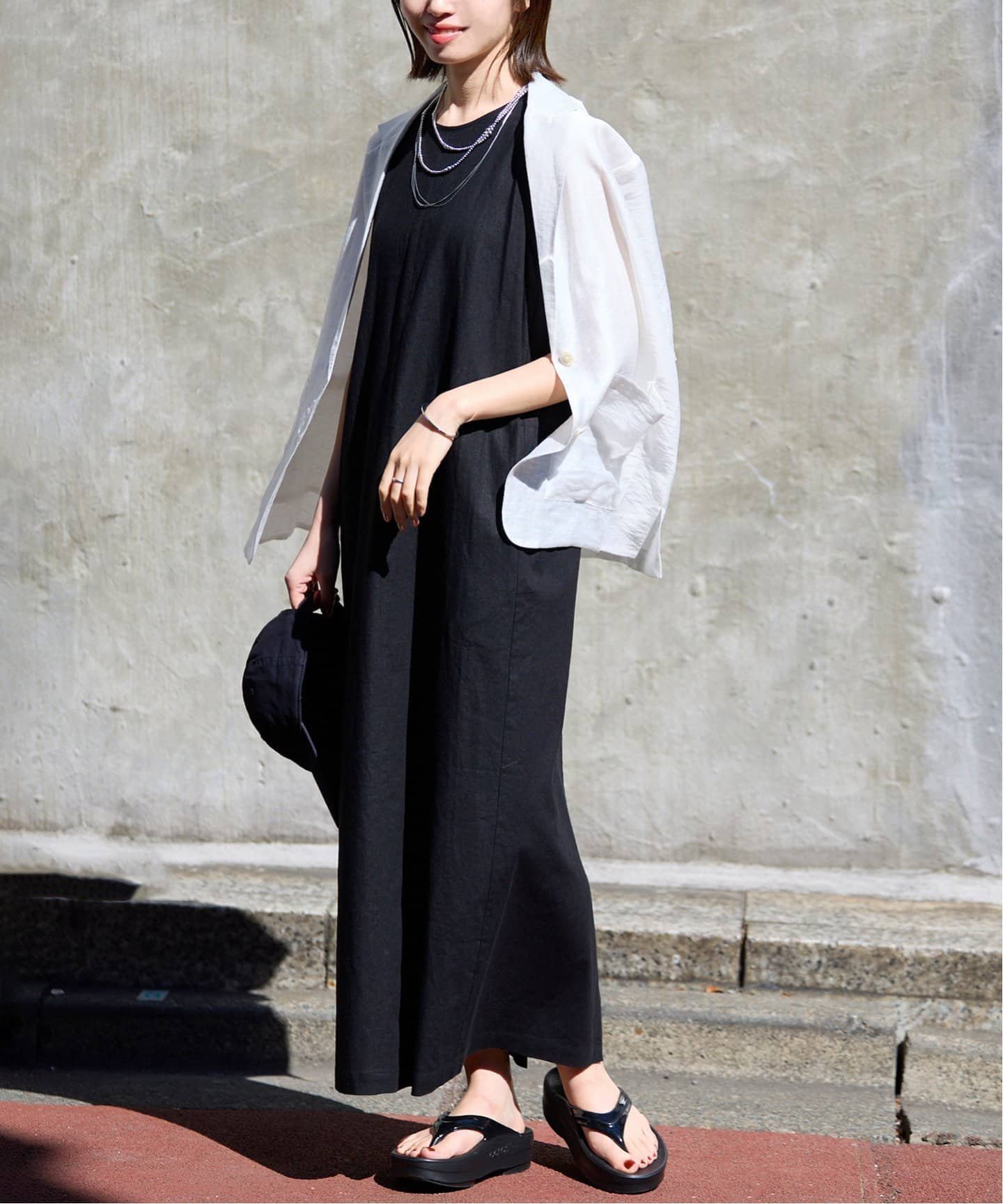 【スローブ イエナ/SLOBE IENA】の《WEB限定/追加 》リネンレーヨンノースリーブナローワンピース 人気、トレンドファッション・服の通販 founy(ファニー) 　ファッション　Fashion　レディースファッション　WOMEN　ワンピース　Dress　2025年　2025　 other-1|ID: prp329100004542387 ipo3291000000032095733