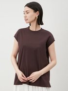 【ミラオーウェン/Mila Owen】の【WEB限定カラー】ハイラインフレンチスリーブカットトップス BRW[058]|ID: prp329100004542406 ipo3291000000032752037