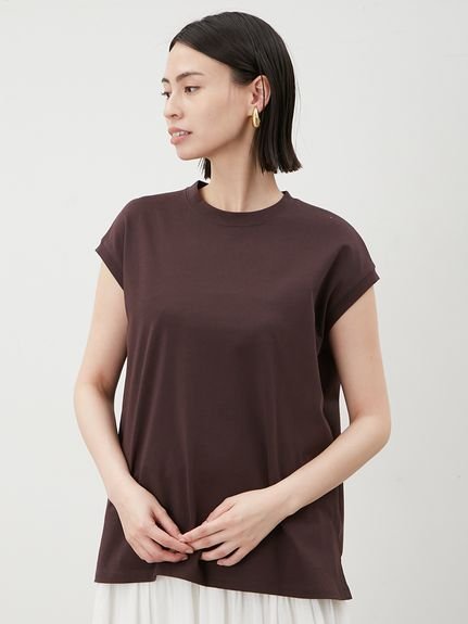 【ミラオーウェン/Mila Owen】の【WEB限定カラー】ハイラインフレンチスリーブカットトップス インテリア・キッズ・メンズ・レディースファッション・服の通販 founy(ファニー) 　雑誌掲載アイテム　Magazine Picks & Fashion Features　ファッション雑誌　Fashion Magazines　ジゼル　GISELe　ファッション　Fashion　レディースファッション　Fashion for Women　トップス・カットソー　Cut & Sew Tops　8月号　August Issue, Aug. Edition　インナー　Innerwear　ウォッシャブル　Machine Washable　カットソー　Cut and Sewn Top　コンパクト　Compact, Small Size　シンプル　Simple, Minimal　スリーブ　Sleeve, Long Sleeve / Short Sleeve　フレンチ　French, French Style　ラグジュアリー　Luxury, Elegant　リュクス　Luxury, Elegant, High-End, Chic　エレガント 上品　Elegant　人気　Popular, Best Seller　定番　Standard, Basic Item　雑誌　Magazine, Fashion Magazine　BRW[058]|ID: prp329100004542406 ipo3291000000032752037