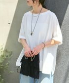 【リヴドロワ/RIVE DROITE】の【着心地抜群】ポンチョカットソー 人気、トレンドファッション・服の通販 founy(ファニー) ファッション Fashion レディースファッション WOMEN アウター Coat Outerwear ポンチョ Ponchos トップス・カットソー Tops/Tshirt カットソー Cut and Sewn カットソー Cut And Sew ギャザー Gather シンプル Simple デニム Denim エレガント 上品 Elegant thumbnail オフホワイト|ID: prp329100004542420 ipo3291000000032315729
