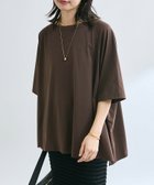 【リヴドロワ/RIVE DROITE】の【着心地抜群】ポンチョカットソー 人気、トレンドファッション・服の通販 founy(ファニー) ファッション Fashion レディースファッション WOMEN アウター Coat Outerwear ポンチョ Ponchos トップス・カットソー Tops/Tshirt カットソー Cut and Sewn カットソー Cut And Sew ギャザー Gather シンプル Simple デニム Denim エレガント 上品 Elegant thumbnail ブラウン|ID: prp329100004542420 ipo3291000000032315731