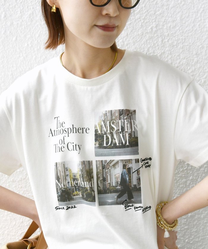 【シップス フォー ウィメン/SHIPS】の【WEB限定】 手洗い可能 フォト 刺繍 TEE インテリア・キッズ・メンズ・レディースファッション・服の通販 founy(ファニー) https://founy.com/ ファッション Fashion レディースファッション WOMEN 2025年 2025 2025春夏・S/S Ss,Spring/Summer,2025 インナー Inner カーゴパンツ Cargo Pants カーディガン Cardigan ジャケット Jacket スラックス Slacks デニム Denim バランス Balance プリント Print ベーシック Basic ボトム Bottom エレガント 上品 Elegant |ID: prp329100004542427 ipo3291000000032096353