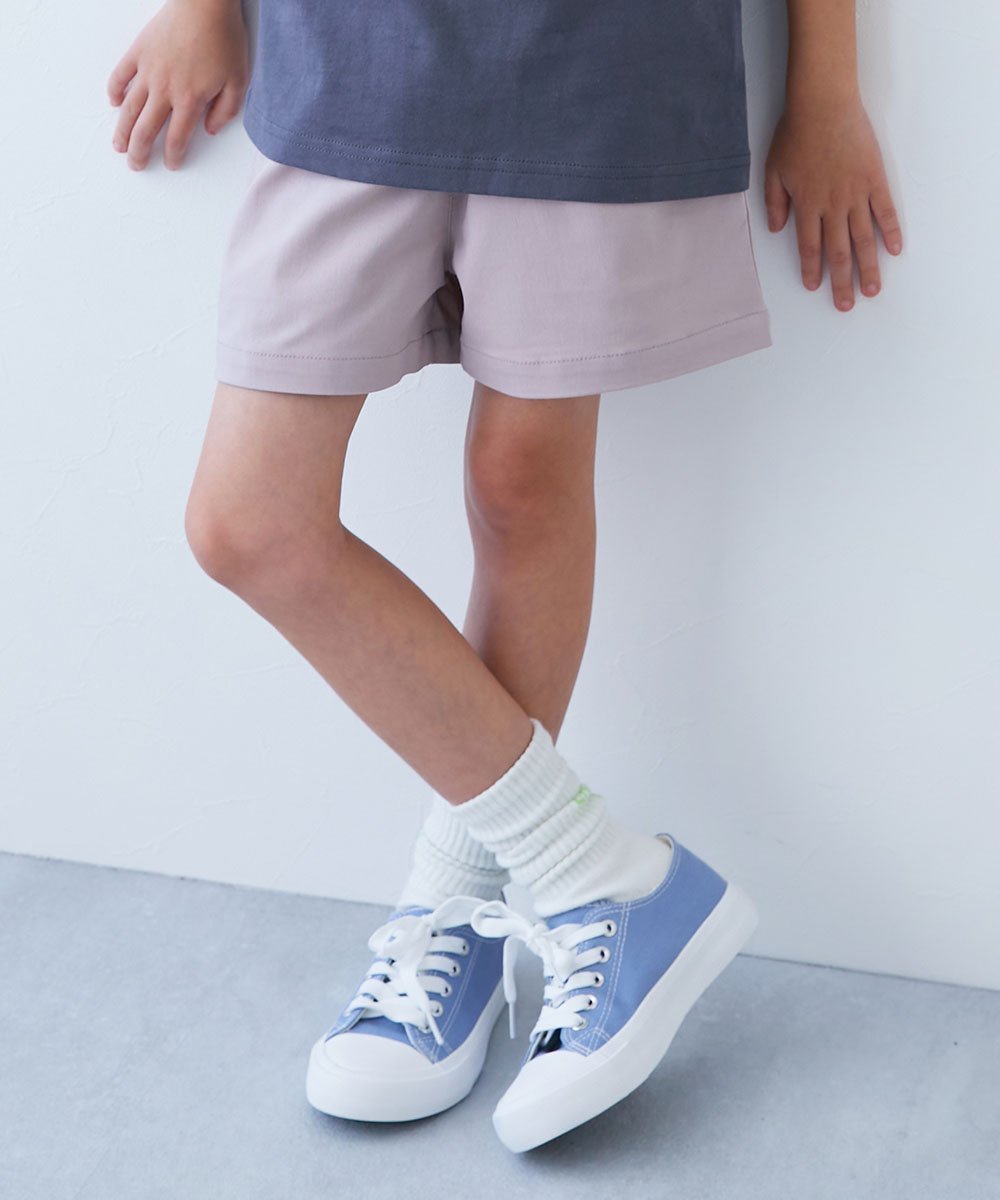 【デビロック/devirock / KIDS】のよくばりストレッチ ツイル ショートパンツ ハーフパンツ ショートパンツ 25SS インテリア・キッズ・メンズ・レディースファッション・服の通販 founy(ファニー) 　ファッション　Fashion　キッズファッション　KIDS　ボトムス　Bottoms/Kids　ショート　Short　シンプル　Simple　ストレッチ　Stretch　タンク　Tank　チュニック　Tunic　ツイル　Twill　人気　Popularity　ハーフ　Half　おすすめ　Recommend　夏　Summer　2025年　2025　2025春夏・S/S　Ss,Spring/Summer,2025　ピンクベージュ|ID: prp329100004542435 ipo3291000000032304900