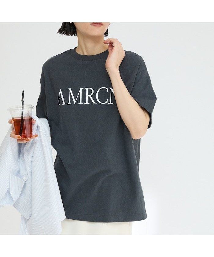 【フリークスストア/FREAK'S STORE】の別注 丸胴 ラフィー天竺 プリントTEE / リラックスフィット フロントプリント半袖Tシャツ 25SS インテリア・キッズ・メンズ・レディースファッション・服の通販 founy(ファニー) 　ファッション　Fashion　レディースファッション　Ladies' Fashion Online　トップス・カットソー　Tops/Tshirt　シャツ/ブラウス　Shirts/Blouses　ロング / Tシャツ　T-Shirts　ヴィンテージ　Vintage　クラシック　Classic　シンプル　Simple　スタイリッシュ　Stylish　スペシャル　Special　スラックス　Slacks　ダウン　Down　フィット　Fit　フォルム　Form　フロント　Front　プリント　Print　別注　Special Order　半袖　Short Sleeve　リラックス　Relax　S/S・春夏　Ss・Spring/Summer　おすすめ　Recommend　夏　Summer　2025年　2025　2025春夏・S/S　Ss,Spring/Summer,2025　チャコールグレー|ID: prp329100004542446 ipo3291000000032623735