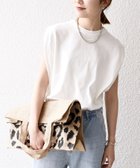 【シップス フォー ウィメン/SHIPS】のSHIPS any 抗菌防臭/洗濯機可能 USAコットン ラウンドヘム ノースリーブ TEE ホワイト|ID: prp329100004542461 ipo3291000000032623024