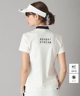 【アダバット/adabat】のUVカット/接触冷感 クールタッチストレッチモックネックT 人気、トレンドファッション・服の通販 founy(ファニー) ファッション Fashion レディースファッション WOMEN おすすめ Recommend ゴルフ Golf シンプル Simple ストレッチ Stretch フィット Fit フロント Front ワンポイント One Point 半袖 Short Sleeve 軽量 Lightweight |ID:prp329100004542462