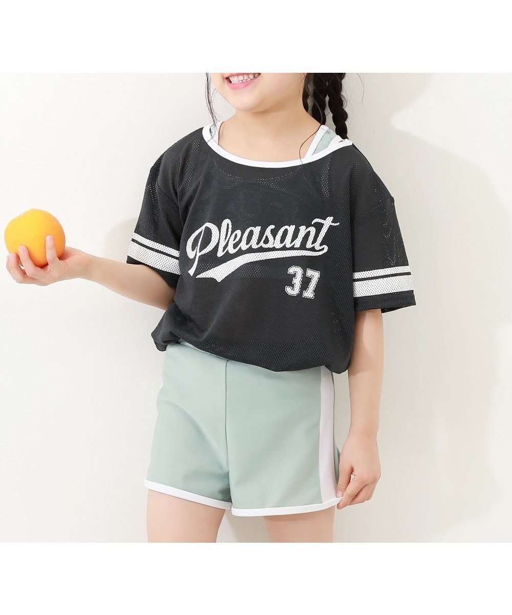 【デビロック/devirock / KIDS】のメッシュTシャツ付き 3Pセパレート水着 水着 プールグッズ セパレート水着 インテリア・キッズ・メンズ・レディースファッション・服の通販 founy(ファニー) 　ファッション　Fashion　キッズファッション　Fashion for Kids　ストレッチ　Stretch, Stretchy Fabric　セパレート　Separate, Two-Piece　タオル　Towel, Bath Towel　フィット　Fit, Slim Fit　プリント　Print, Printed Pattern　メッシュ　Mesh, Net Fabric　水着　Swimsuit, Swimwear　おすすめ　Recommended / Our Picks　夏　Summer　スミクロ|ID: prp329100004542468 ipo3291000000032753704