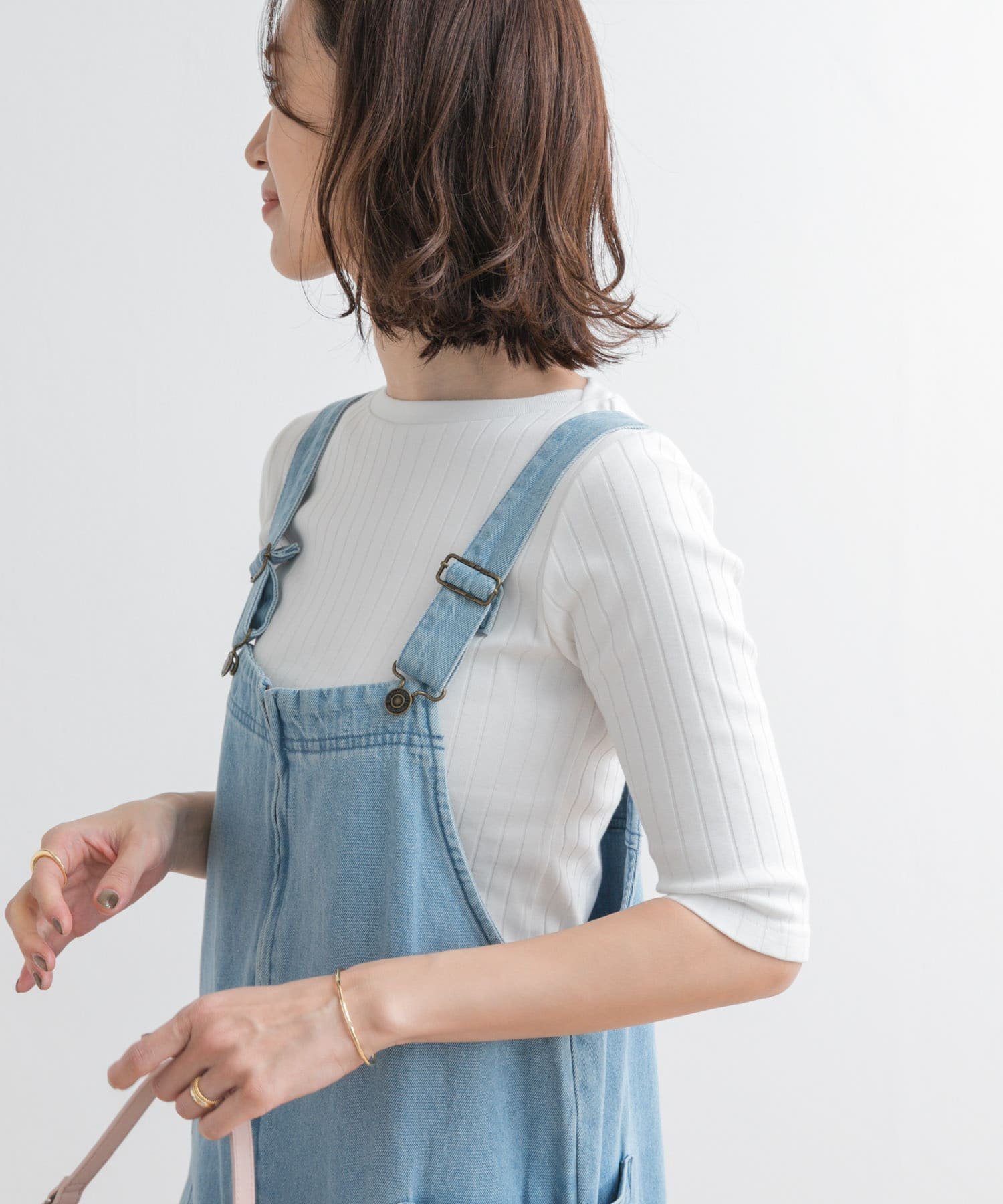【アーバンリサーチ ドアーズ/URBAN RESEARCH DOORS】の針抜き6分袖カットソー インテリア・キッズ・メンズ・レディースファッション・服の通販 founy(ファニー) 　ファッション　Fashion　レディースファッション　WOMEN　トップス・カットソー　Tops/Tshirt　カットソー　Cut and Sewn　2025年　2025　2025春夏・S/S　Ss,Spring/Summer,2025　カットソー　Cut And Sew　カーディガン　Cardigan　ジャケット　Jacket　ストレッチ　Stretch　フィット　Fit　夏　Summer　定番　Standard　S/S・春夏　Ss・Spring/Summer　OFF|ID: prp329100004542469 ipo3291000000032252226