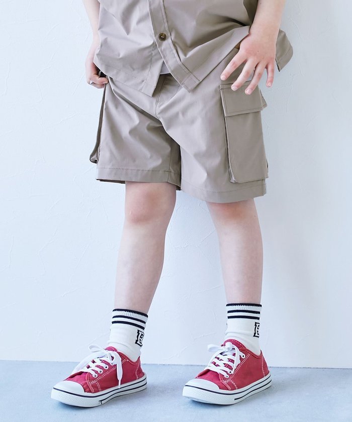 【デビロック/devirock / KIDS】の【セットアップ可能】シワになりにくい カーゴハーフパンツ ハーフパンツ 25SS インテリア・キッズ・メンズ・レディースファッション・服の通販 founy(ファニー) https://founy.com/ ファッション Fashion キッズファッション KIDS ボトムス Bottoms/Kids セットアップ Set Up ハーフ Half ポケット Pocket おすすめ Recommend 2025年 2025 2025春夏・S/S Ss,Spring/Summer,2025 |ID: prp329100004542472 ipo3291000000032097175