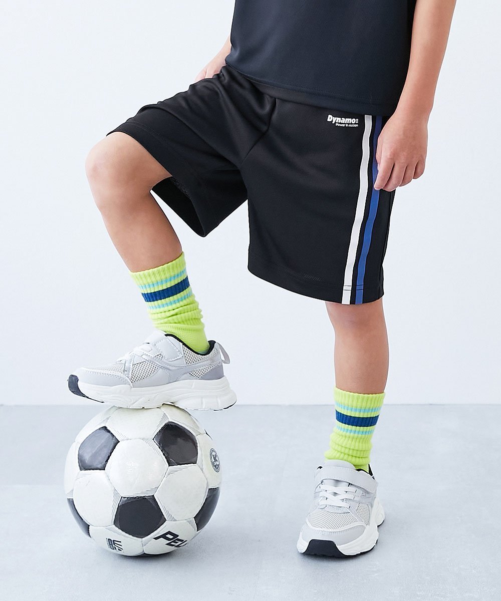 【デビロック/devirock / KIDS】の速乾 サラっとストレッチ メッシュ デビラボ スポーツ ハーフパンツ 25SS インテリア・キッズ・メンズ・レディースファッション・服の通販 founy(ファニー) 　ファッション　Fashion　キッズファッション　KIDS Children’s Clothing　ボトムス　Bottoms/Kids　ストレッチ　Stretch　スポーツ　Sports　ハーフ　Half　メッシュ　Mesh　おすすめ　Recommend　夏　Summer　2025年　2025　2025春夏・S/S　Ss,Spring/Summer,2025　001-ライン-ブラック|ID: prp329100004542473 ipo3291000000032626237