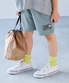 【デビロック/devirock / KIDS】の速乾 サラっとストレッチ メッシュ デビラボ スポーツ ハーフパンツ 25SS 007-ロゴ2-ダスティブルー|ID: prp329100004542473 ipo3291000000032626248
