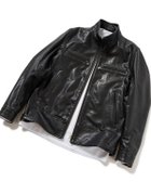 【メンズビギトーキョー/Men's Bigi / MEN】の【MENS BIGI*DENHAM】コラボレザージャケット 人気、トレンドファッション・服の通販 founy(ファニー) ファッション Fashion メンズファッション MEN カットソー Cut And Sew コラボ Collaboration デニム Denim プリント Print ベーシック Basic ポケット Pocket 別注 Special Order ミックス Mix おすすめ Recommend thumbnail ブラック|ID: prp329100004542492 ipo3291000000032097566