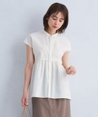 【その他のブランド/Other】のペプラム 袖 ボリューム フレンチ スリーブ ブラウス 人気、トレンドファッション・服の通販 founy(ファニー) ファッション Fashion レディースファッション WOMEN トップス・カットソー Tops/Tshirt シャツ/ブラウス Shirts/Blouses ウェーブ Wave スリーブ Sleeve フレンチ French ペプラム Peplum thumbnail WHITE|ID: prp329100004542502 ipo3291000000032201437