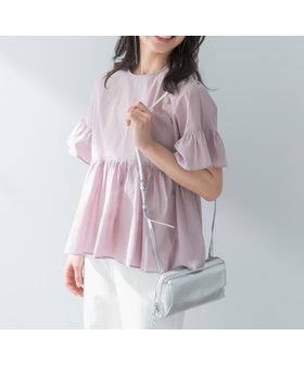 【アーバンリサーチ ロッソ/URBAN RESEARCH ROSSO】のF by ROSSO コットンボイル切替ギャザーブラウス 人気、トレンドファッション・服の通販 founy(ファニー) ファッション Fashion レディースファッション Ladies' Fashion Online トップス・カットソー Tops/Tshirt シャツ/ブラウス Shirts/Blouses 2025年 2025 2025春夏・S/S Ss,Spring/Summer,2025 ギャザー Gather シンプル Simple フェミニン Feminine 切替 Switching 夏 Summer S/S・春夏 Ss・Spring/Summer |ID:prp329100004542505