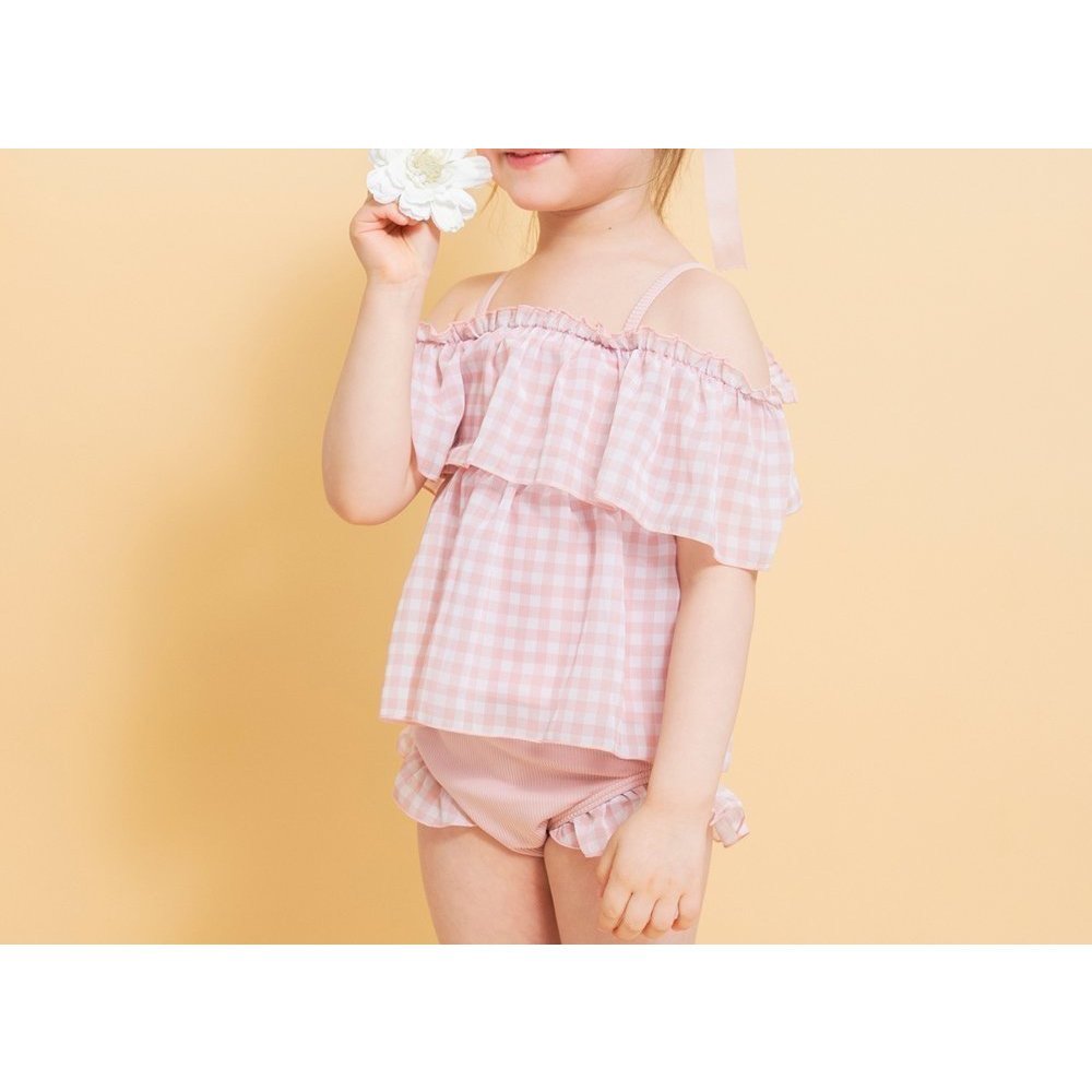 【ブランシェス/branshes / KIDS】の【水着/セパレート】シャーベットシフォンタンキニ インテリア・キッズ・メンズ・レディースファッション・服の通販 founy(ファニー) 　ファッション　Fashion　キッズファッション　KIDS Children’s Clothing　おすすめ　Recommend　シアー　Sheer　セパレート　Separate　フリル　Frills　水着　Swimsuit　ピンク|ID: prp329100004542506 ipo3291000000032579942