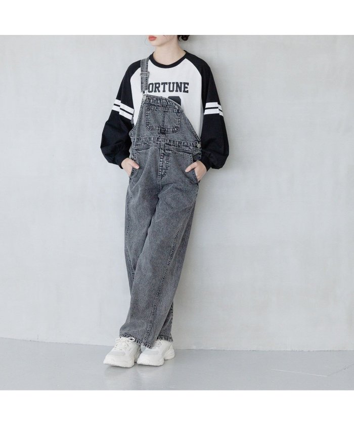 【グローバルワーク/GLOBAL WORK / KIDS】のGOODデニムオーバーオール/キッズ/234589 インテリア・キッズ・メンズ・レディースファッション・服の通販 founy(ファニー) https://founy.com/ ファッション Fashion キッズファッション KIDS インナー Inner 春 Spring ケミカル Chemical シンプル Simple ダメージ Damage デニム Denim ポケット Pocket ルーズ Loose おすすめ Recommend |ID: prp329100004542521 ipo3291000000032097968