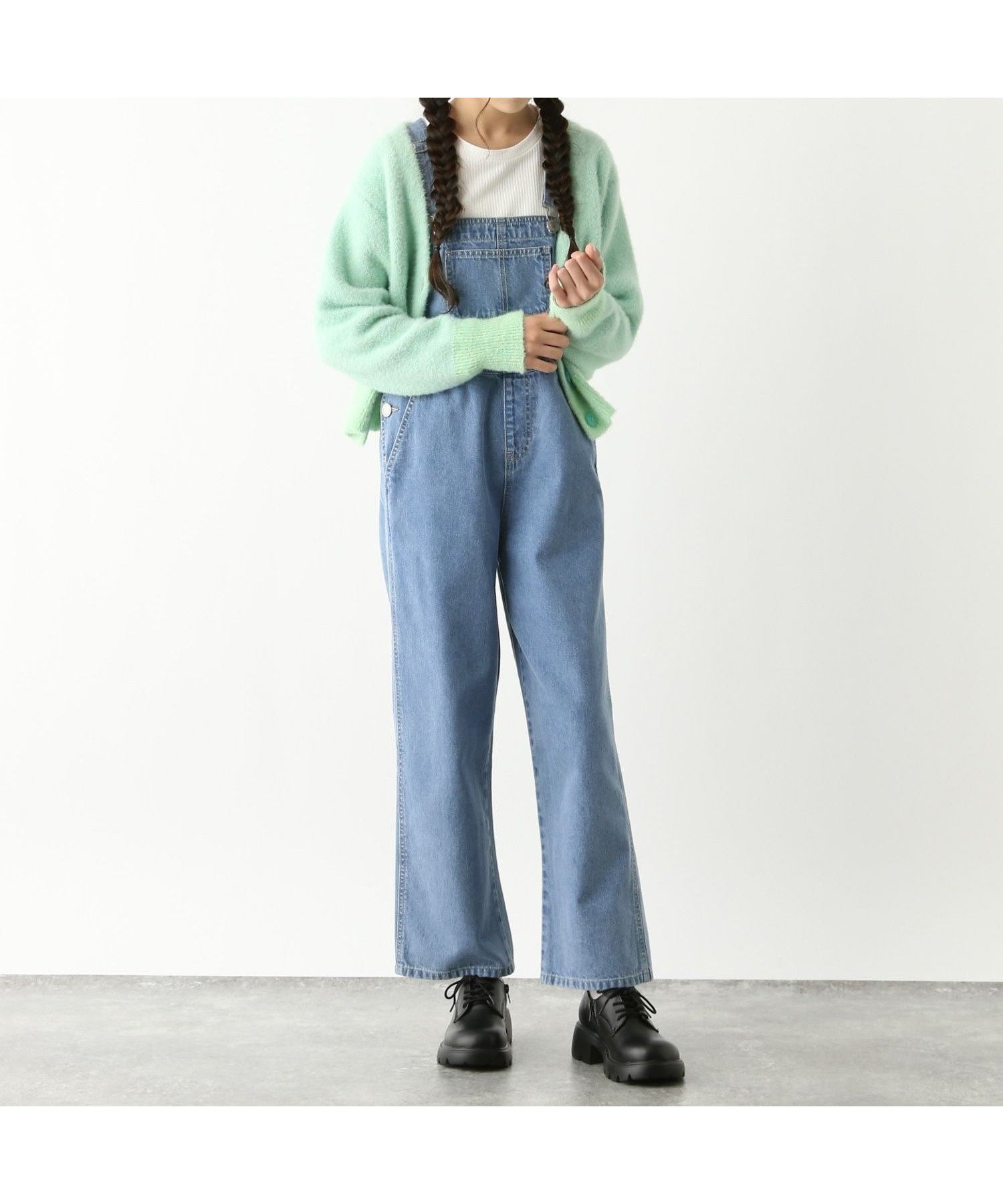 【グローバルワーク/GLOBAL WORK / KIDS】のGOODデニムオーバーオール/キッズ/234589 インテリア・キッズ・メンズ・レディースファッション・服の通販 founy(ファニー) 　ファッション　Fashion　キッズファッション　KIDS　インナー　Inner　春　Spring　ケミカル　Chemical　シンプル　Simple　ダメージ　Damage　デニム　Denim　ポケット　Pocket　ルーズ　Loose　おすすめ　Recommend　淡色デニム82|ID: prp329100004542521 ipo3291000000032097973