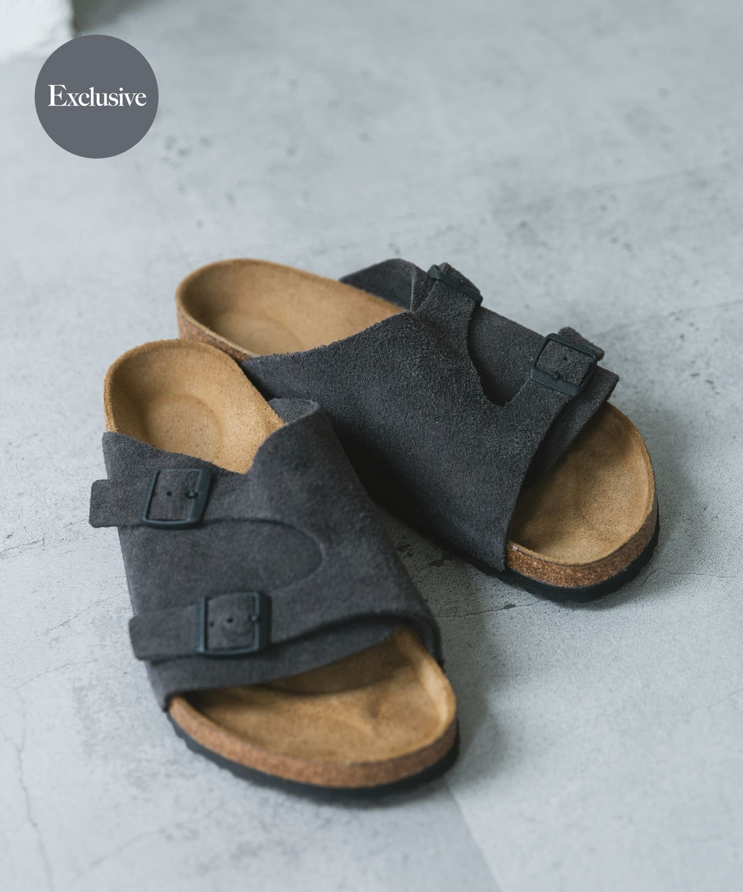 【アーバンリサーチ ドアーズ/URBAN RESEARCH DOORS / MEN】のBIRKENSTOCK Exclusive Zurich(Regular) インテリア・キッズ・メンズ・レディースファッション・服の通販 founy(ファニー) 　ファッション　Fashion　メンズファッション　MEN　2025年　2025　2025春夏・S/S　Ss,Spring/Summer,2025　サンダル　Sandals　シューズ　Shoes　スエード　Suede　メンズ　Mens　レギュラー　Regular　人気　Popularity　夏　Summer　S/S・春夏　Ss・Spring/Summer　VelvetGrey|ID: prp329100004542639 ipo3291000000032099306