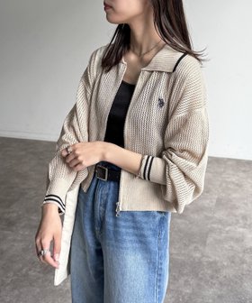 【シーピーシーエム/CPCM】の【U.S. POLO ASSN.】襟付きメッシュカーディガン 人気、トレンドファッション・服の通販 founy(ファニー) ファッション Fashion レディースファッション WOMEN トップス・カットソー Tops/Tshirt カーディガン Cardigans イタリア Italy 腕時計 Watch カーディガン Cardigan キャミソール Camisole コレクション Collection タンク Tank デニム Denim トレンド Trend メッシュ Mesh メンズ Mens おすすめ Recommend 夏 Summer エレガント 上品 Elegant |ID:prp329100004542652
