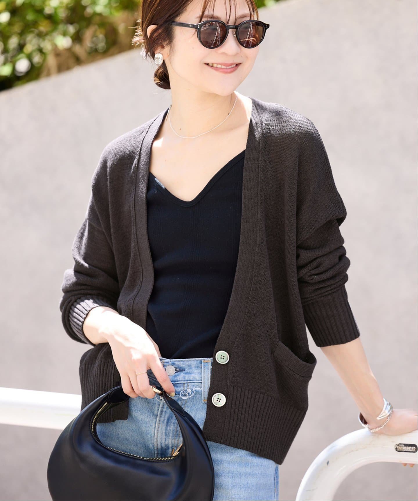 【スローブ イエナ/SLOBE IENA】のテープヤーンカーディガン インテリア・キッズ・メンズ・レディースファッション・服の通販 founy(ファニー) 　ファッション　Fashion　レディースファッション　WOMEN　トップス・カットソー　Tops/Tshirt　カーディガン　Cardigans　2025年　2025　2025春夏・S/S　Ss,Spring/Summer,2025　おすすめ　Recommend　ショート　Short　トレンド　Trend　バランス　Balance　フェミニン　Feminine　プリント　Print　ワイド　Wide　羽織　Haori　グレー|ID: prp329100004542665 ipo3291000000032099635