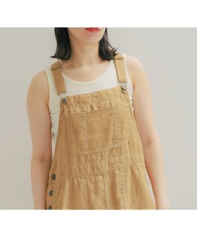 【ニコアンド/niko and】のFINEリネンステッチジャンパースカート 人気、トレンドファッション・服の通販 founy(ファニー) ファッション Fashion レディースファッション WOMEN スカート Skirt おすすめ Recommend シンプル Simple プレーン Plane ポケット Pocket リネン Linen 人気 Popularity |ID:prp329100004543057