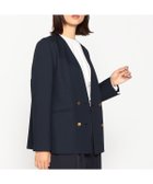 【コムサイズム/COMME CA ISM】のT/Rツイル Wブレスト ノーカラージャケット 人気、トレンドファッション・服の通販 founy(ファニー) ファッション Fashion レディースファッション Fashion for Women アウター Coat / Outerwear Collection レディースジャケット・軽アウター Jackets ノーカラージャケット / シンプル上品コーデ Collarless Jackets オケージョン Occasion Wear クラシック Classic, Timeless Style ジャケット Jacket, Outerwear ストレッチ Stretch, Stretchy Fabric スリット Slit, Slit Detail セレモニー Ceremony ツイル Twist, Twisted Detail フラット Flat, Flat Shoes ポケット Pocket, Pocket Detail メタル Metal, Metal Parts ロールアップ Roll-Up, Cuffed Hem エレガント 上品 Elegant 冬 Winter / This Winter 春 Spring 秋 Autumn thumbnail ネイビー|ID: prp329100004543065 ipo3291000000032734519