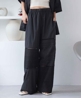 【ジーナシス/JEANASiS】のパッチワークレースパンツ 人気、トレンドファッション・服の通販 founy(ファニー) ファッション Fashion レディースファッション Fashion for Women パンツ Pants & Trousers おすすめ Recommended / Our Picks カットソー Cut and Sewn Top ジャケット Jacket, Outerwear ストレート Straight, Straight Cut セットアップ Set-Up, Coordinated Outfit デニム Denim, Jeans Material トレンド Trend, Trending Now パッチワーク Patchwork, Mixed Fabric レース Lace, Lace Fabric ワイド Wide, Wide Fit |ID:prp329100004543116