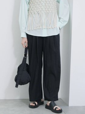 【サマンサモスモス/Samansa Mos2】の【接触冷感】タックワイドパンツ 人気、トレンドファッション・服の通販 founy(ファニー) 雑誌掲載アイテム Magazine Items ファッション雑誌 Fashion Magazines リー LEE ファッション Fashion レディースファッション Ladies' Fashion Online パンツ Pants 6月号 June Issue シンプル Simple 雑誌 Magazine |ID:prp329100004543117
