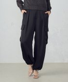 【コムサイズム/COMME CA ISM】のポリエステルマットサテン カーゴパンツ 人気、トレンドファッション・服の通販 founy(ファニー) ファッション Fashion レディースファッション WOMEN パンツ Pants カーゴパンツ Cargo Pants サテン Satin スピンドル Spindle ポケット Pocket リュクス Luxe リラックス Relax ワイド Wide thumbnail ブラック|ID: prp329100004543127 ipo3291000000032251271