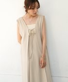 【バブ ブージュルード/Bab Bou Jeloud】の【低身長向けサイズあり】イージージョーゼット前後2WAYジャンパースカート BEIGE|ID: prp329100004543144 ipo3291000000034609950