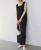 【バブ ブージュルード/Bab Bou Jeloud】の【低身長向けサイズあり】イージージョーゼット前後2WAYジャンパースカート BLACK|ID: prp329100004543144 ipo3291000000034609951