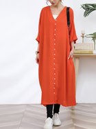 【ドゥーベル/Doux Belle】の【Doux Belle】ワンピース ロング丈 半袖 レッド|ID: prp329100004543146 ipo3291000000032291130