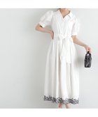 【プロポーション ボディドレッシング/PROPORTION BODY DRESSING】のエンブロイダリーシャツワンピース 人気、トレンドファッション・服の通販 founy(ファニー) ファッション Fashion レディースファッション Ladies' Fashion Online ワンピース Dress シャツワンピース Shirt Dresses フェミニン Feminine リボン Ribbon thumbnail エクリュ×ブラック1|ID: prp329100004543153 ipo3291000000032604818