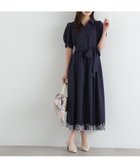 【プロポーション ボディドレッシング/PROPORTION BODY DRESSING】のエンブロイダリーシャツワンピース 人気、トレンドファッション・服の通販 founy(ファニー) ファッション Fashion レディースファッション Ladies' Fashion Online ワンピース Dress シャツワンピース Shirt Dresses フェミニン Feminine リボン Ribbon thumbnail ネイビー×エクリュ|ID: prp329100004543153 ipo3291000000032604822