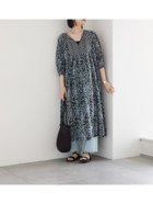 【サマンサモスモス/Samansa Mos2】の【Made in India】花柄ワンピース チャコールグレー|ID: prp329100004543160 ipo3291000000032644524