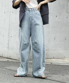 【センスオブプレイス/SENSE OF PLACE by URBAN RESEARCH】の『一部WEB限定カラー』カーブデニム 人気、トレンドファッション・服の通販 founy(ファニー) ファッション Fashion レディースファッション WOMEN 2025年 2025 2025春夏・S/S Ss,Spring/Summer,2025 デニム Denim ルーズ Loose 夏 Summer S/S・春夏 Ss・Spring/Summer thumbnail D.INDIGO|ID: prp329100004543198 ipo3291000000032263474