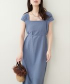 【ナチュラルクチュール/natural couture】のリボンベルト付きワンピース ブルー|ID: prp329100004543207 ipo3291000000032211778