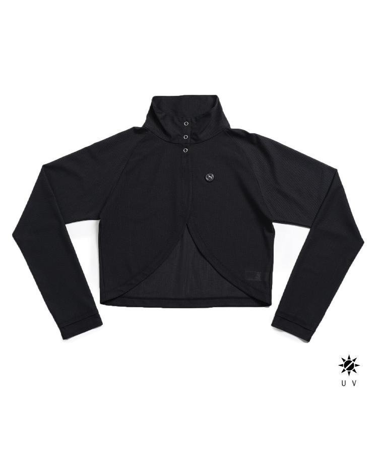 【アダバット/adabat】のUVカット メッシュスタンドボレロ インテリア・キッズ・メンズ・レディースファッション・服の通販 founy(ファニー) 　ファッション　Fashion　レディースファッション　WOMEN　アウター　Coat Outerwear　ボレロ　Bolero jackets　おすすめ　Recommend　ストレッチ　Stretch　ノースリーブ　No Sleeve　ハイネック　High Neck　ボレロ　Bolero　メッシュ　Mesh　再入荷　Restock/Back In Stock/Re Arrival　ブラック|ID: prp329100004543250 ipo3291000000032103969