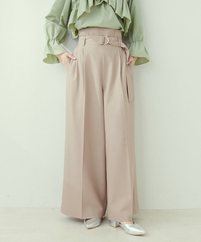 【ナチュラルクチュール/natural couture】のオケージョン対応可 / Dカンベルト付きアシメハイウエストパンツ インテリア・キッズ・メンズ・レディースファッション・服の通販 founy(ファニー) https://founy.com/ ファッション Fashion レディースファッション WOMEN パンツ Pants ベルト Belts オケージョン Occasion カーディガン Cardigan ジャケット Jacket セットアップ Set Up ダウン Down フロント Front ポケット Pocket ワイド Wide おすすめ Recommend セレモニー Ceremony 2025年 2025 2025春夏・S/S Ss,Spring/Summer,2025 |ID: prp329100004543324 ipo3291000000032253215