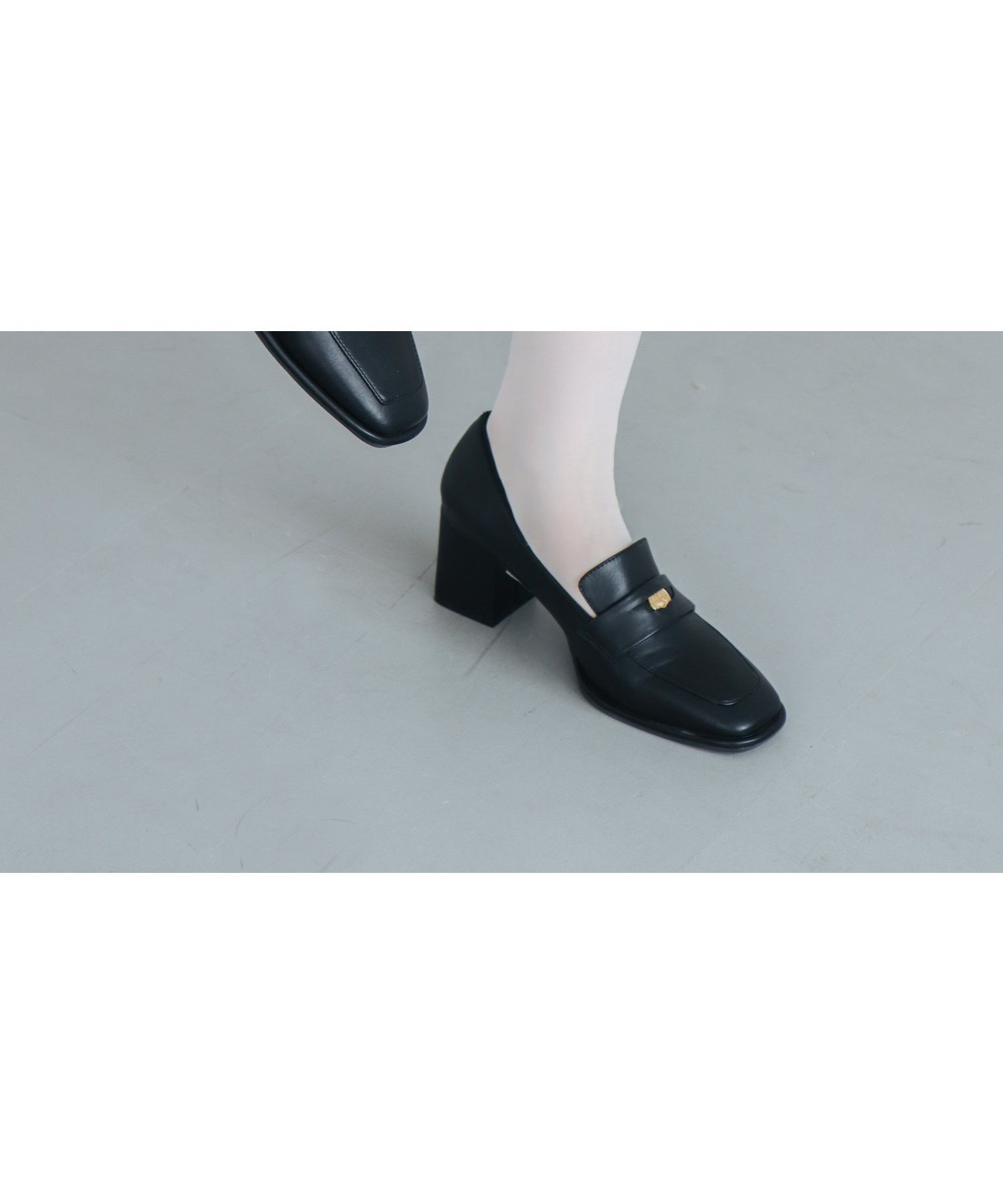【イーボル/EVOL】のコイン6.5cmヒールローファー インテリア・キッズ・メンズ・レディースファッション・服の通販 founy(ファニー) 　ファッション　Fashion　レディースファッション　WOMEN　コイン　Coin　ソックス　Socks　2024年　2024　2024-2025秋冬・A/W　Aw/Autumn/Winter/Fw/Fall/2024-2025　BL|ID: prp329100004543325 ipo3291000000032104676