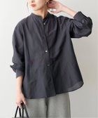【スピック&スパン/Spick & Span】のコットンシルクギャザーシャツ 人気、トレンドファッション・服の通販 founy(ファニー) ファッション Fashion レディースファッション WOMEN トップス・カットソー Tops/Tshirt シャツ/ブラウス Shirts/Blouses ウォッシャブル Washable カフス Cuffs ギャザー Gather シルク Silk スタンド Stand エレガント 上品 Elegant 人気 Popularity 洗える Washable thumbnail ネイビー|ID: prp329100004543332 ipo3291000000032294722