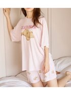 【ジェラート ピケ/gelato pique】の【ONLINE限定】【接触冷感】ベアワンポイントTシャツ ショートパンツセット PNK[066]|ID: prp329100004543375 ipo3291000000032578894