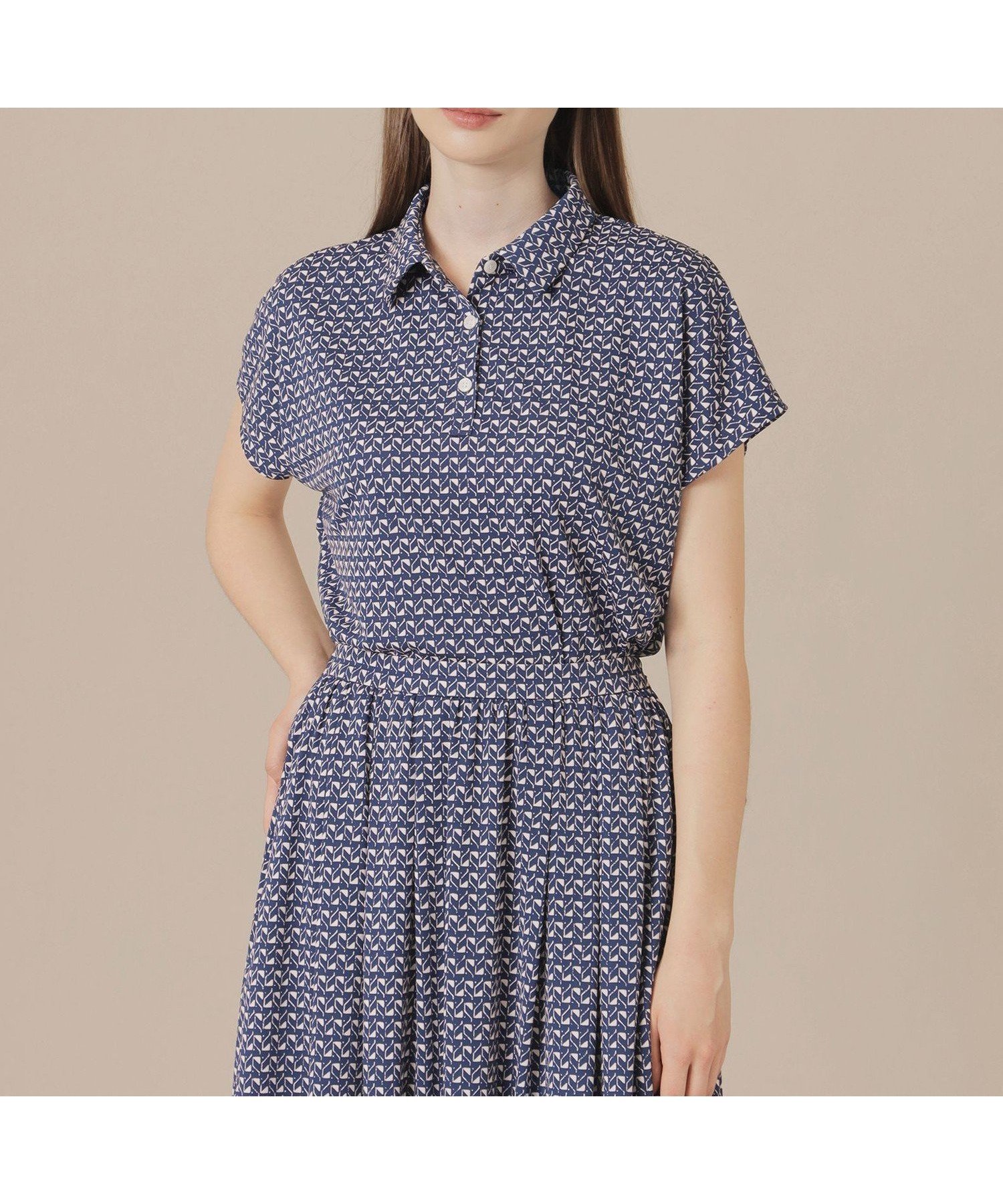 【マッキントッシュ ロンドン/MACKINTOSH LONDON】の【WEB・一部店舗限定】レードルプリントブラウス インテリア・キッズ・メンズ・レディースファッション・服の通販 founy(ファニー) 　ファッション　Fashion　レディースファッション　WOMEN　トップス・カットソー　Tops/Tshirt　シャツ/ブラウス　Shirts/Blouses　おすすめ　Recommend　ウォッシャブル　Washable　コンパクト　Compact　ジャージ　Jersey　セットアップ　Set Up　プリント　Print　ヴィンテージ　Vintage　夏　Summer　春　Spring　ブルー|ID: prp329100004543390 ipo3291000000032105232