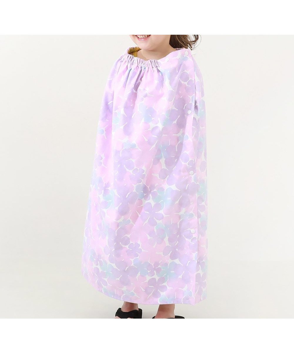 【デビロック/devirock / KIDS】の吸水速乾 コンパクト ラップタオル 水着 プールグッズ タオル インテリア・キッズ・メンズ・レディースファッション・服の通販 founy(ファニー) 　ファッション　Fashion　キッズファッション　KIDS　コンパクト　Compact　吸水　Water Absorption　タオル　Towel　定番　Standard　なめらか　Smooth　水着　Swimsuit　ラップ　Wrap　002-ラベンダー-フラワー|ID: prp329100004543418 ipo3291000000032292955
