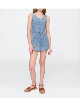 【ギャップ/GAP / KIDS】のクリンクルガーゼ デニム ロンパース (キッズ) 人気、トレンドファッション・服の通販 founy(ファニー) ファッション Fashion キッズファッション KIDS キャミソール Camisole デニム Denim ロンパース Rompers |ID:prp329100004543429