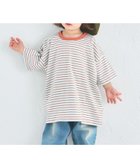 【ペアマノン/pairmanon / KIDS】のビックシルエット バックタグ付き カラーボーダー 半袖Tシャツ ブルーボーダー84|ID: prp329100004543431 ipo3291000000032680295