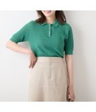 【ニューヨーカー/NEWYORKER】のホールガーメント 透かし柄ニットポロシャツ 人気、トレンドファッション・服の通販 founy(ファニー) ファッション Fashion レディースファッション WOMEN トップス・カットソー Tops/Tshirt ニット Knit Tops シャツ/ブラウス Shirts/Blouses ポロシャツ Polo Shirts エレガント 上品 Elegant 春 Spring 透かし Watermark ホールガーメント Whole Garment ポロシャツ Polo Shirt 半袖 Short Sleeve レース Race S/S・春夏 Ss・Spring/Summer 夏 Summer thumbnail グリーン|ID: prp329100004543442 ipo3291000000032362067